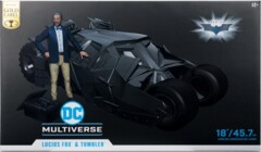 DC Multiverse Vehicles - Tumbler With Lucius Fox (The Dark Knight) (Gold Label) 7in Action Figure